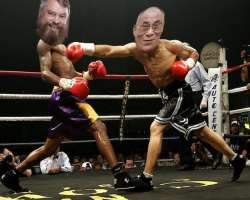 He also has good relation with Dalai Lama. Once he had taken part in a boxing match with him and also discussed with him about the reincarnation of hi